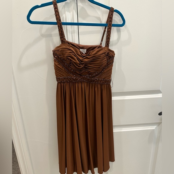 Cache Brown Dress - size 2 - Picture 5 of 11
